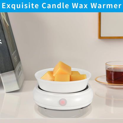 nawaza Ceramic Wax Warmer, Electric Wax Melt Warmer,3 in1 Home Fragrance Wax Burner, Scented Candle Wax melters as Gift for Women,mom and Grandma(Black)…