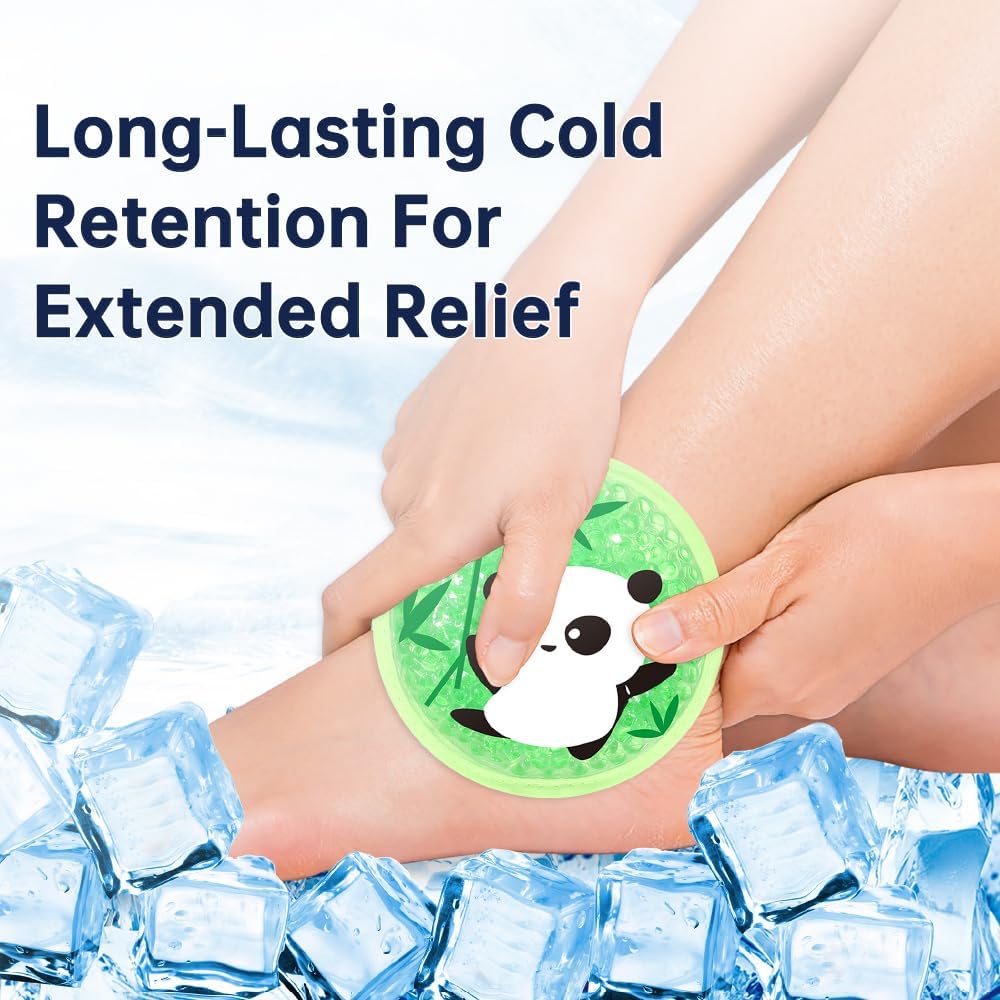 Gel Ice Pack for Injuries 2 Packs Cute Reusable Hot Cold Gel Packs