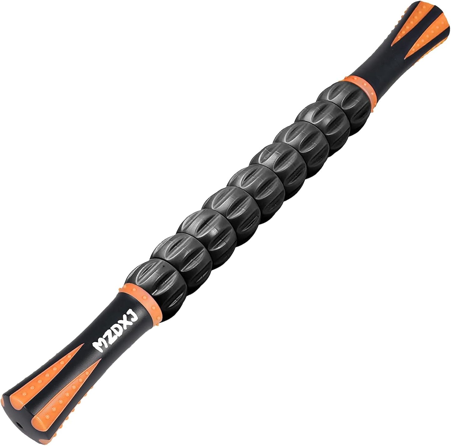 Muscle Roller Massage Roller Stick- Deep Tissue Fascia Blaster for Myofascial Pain Relief, Lymphatic Drainage & Body Sculpting, Handheld Physical Therapy & Recovery Tool (Pink black-18 inch)