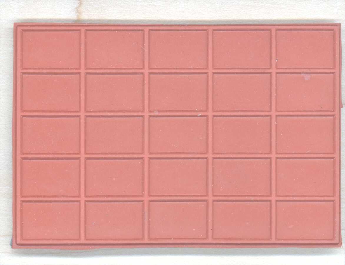 Stamps by Impression Journal, Habit Tracker, Calendar Rubber Stamp 2.25" x 2.75" 6 Row ST 1298