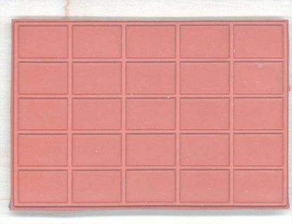Stamps by Impression Journal, Habit Tracker, Calendar Rubber Stamp 2.25" x 2.75" 6 Row ST 1298