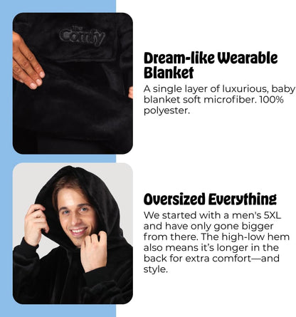 THE COMFY Dream | From Shark Tank | Patented | No Sherpa | Light Wearable Blanket Hoodie | Gift for Women & Men | One Size
