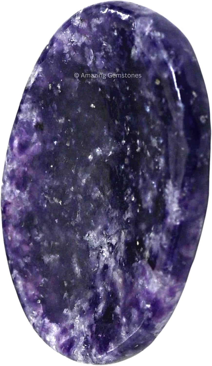 Amazing Gemstone Labradorite Thumb Worry Stone, Anxiety Stone, Healing Crystals - Piedra Crystal Fidget for Gift, Meditation, Calming, Relaxation, Stress Relief - Colors A