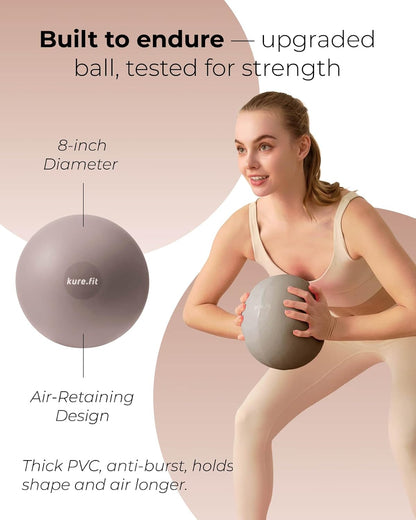 Pilates Kit for Women – Home Pilates Equipment Set with Ring, Ball & Resistance Bands | Pilates Starter Kit with Accessories in Gift Box