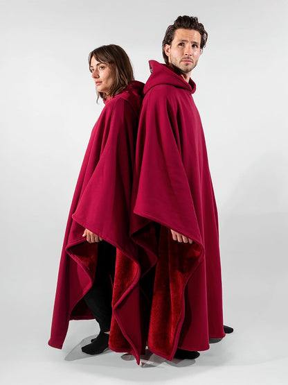 FREE THE SHEEP Eden Hoodie – Oversized Weighted Hoodie Cloak with Ultra-Soft Faux Fur Liner