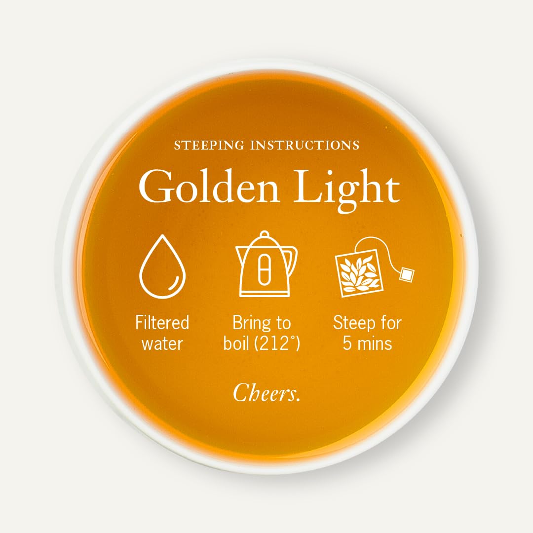 Steven Smith Teamaker, Golden Light, 15 Sachets, 1.85oz each