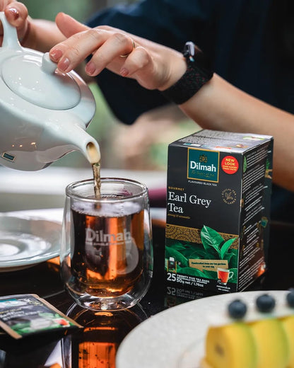 Dilmah Earl Grey Ceylon Tea - 50 Tea Bags 100g