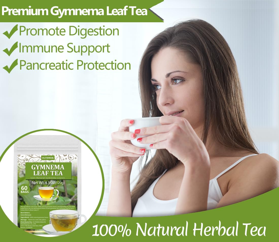 Premium Lemon Balm Leaf Tea, 50 Bags. Made with 100% Natural Lemon Balm Leaves, No Additive & Caffeine Free, Promotes Relaxation & Support Digestion.