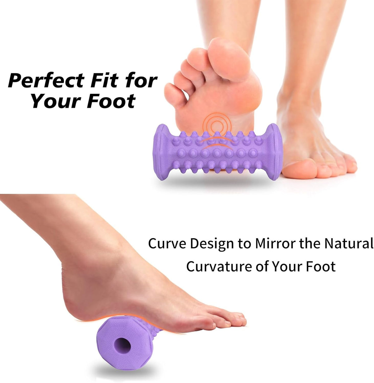 Foot Massager Roller Set for Plantar Fasciitis, Arch and Heel Pain Relief
