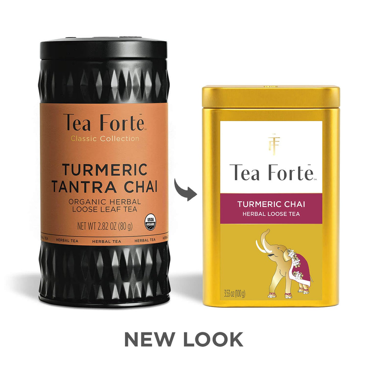 Tea Forte Turmeric Chai Loose Leaf Tea Canister
