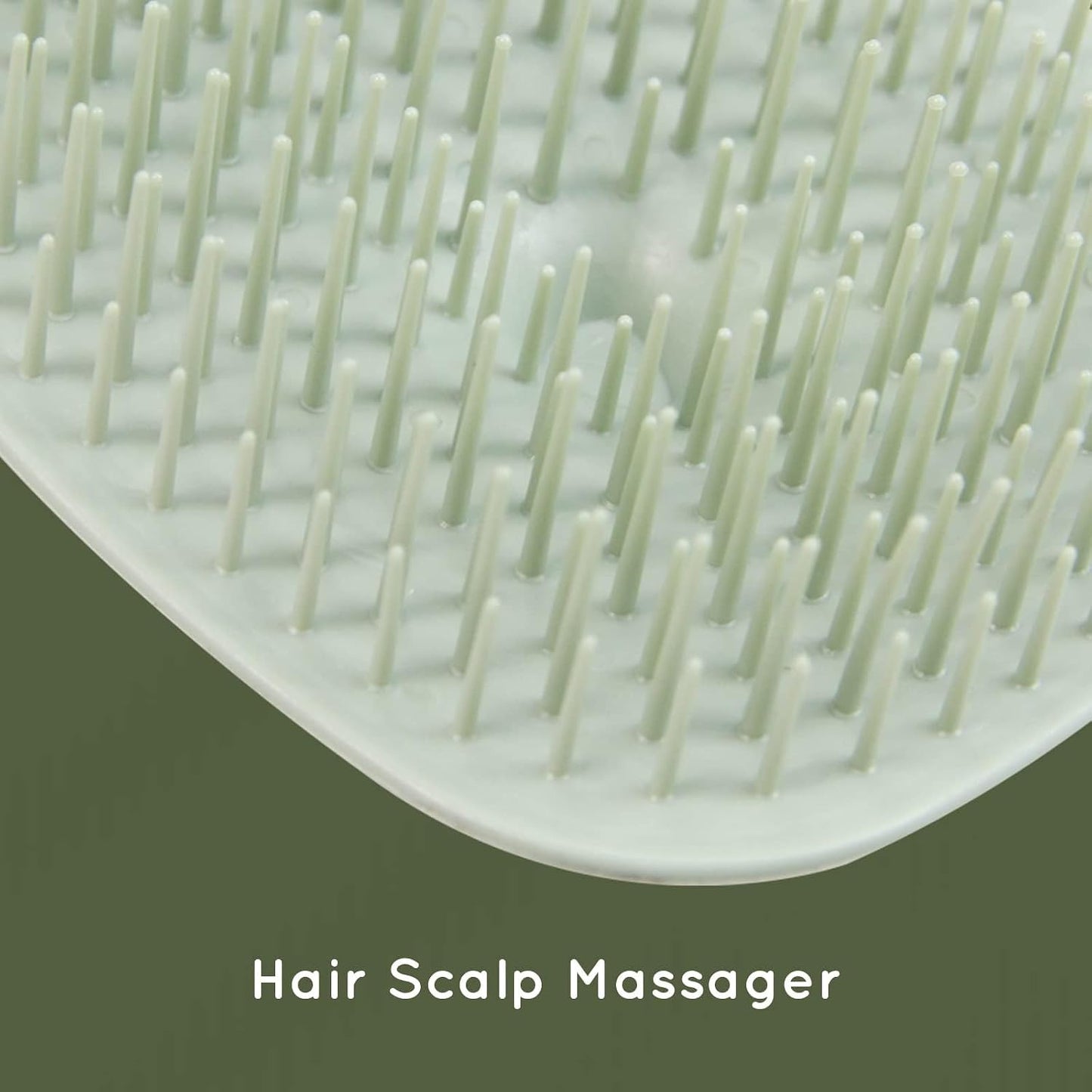 Ecoed Scalp Massager Shampoo Brush, Scalp Scrubber & Exfoliator (Natural)