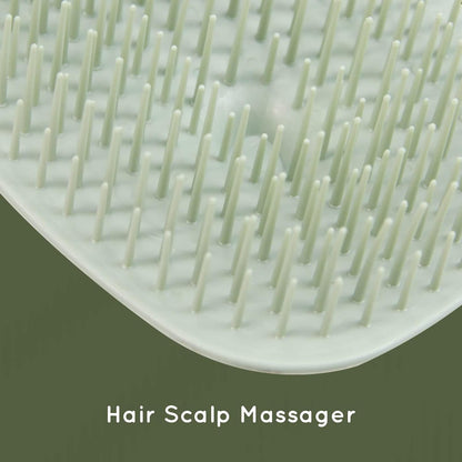Ecoed Scalp Massager Shampoo Brush, Scalp Scrubber & Exfoliator (Natural)