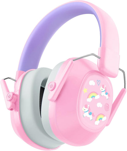 iClever Noise Cancelling Headphones for Kids Adults, SNR 29dB Safety Noise Reduction Ear Muffs for Autism Sensory &Concentration Aid, Ear Hearing Protection for Fireworks/Event/Monster Jam/Concert
