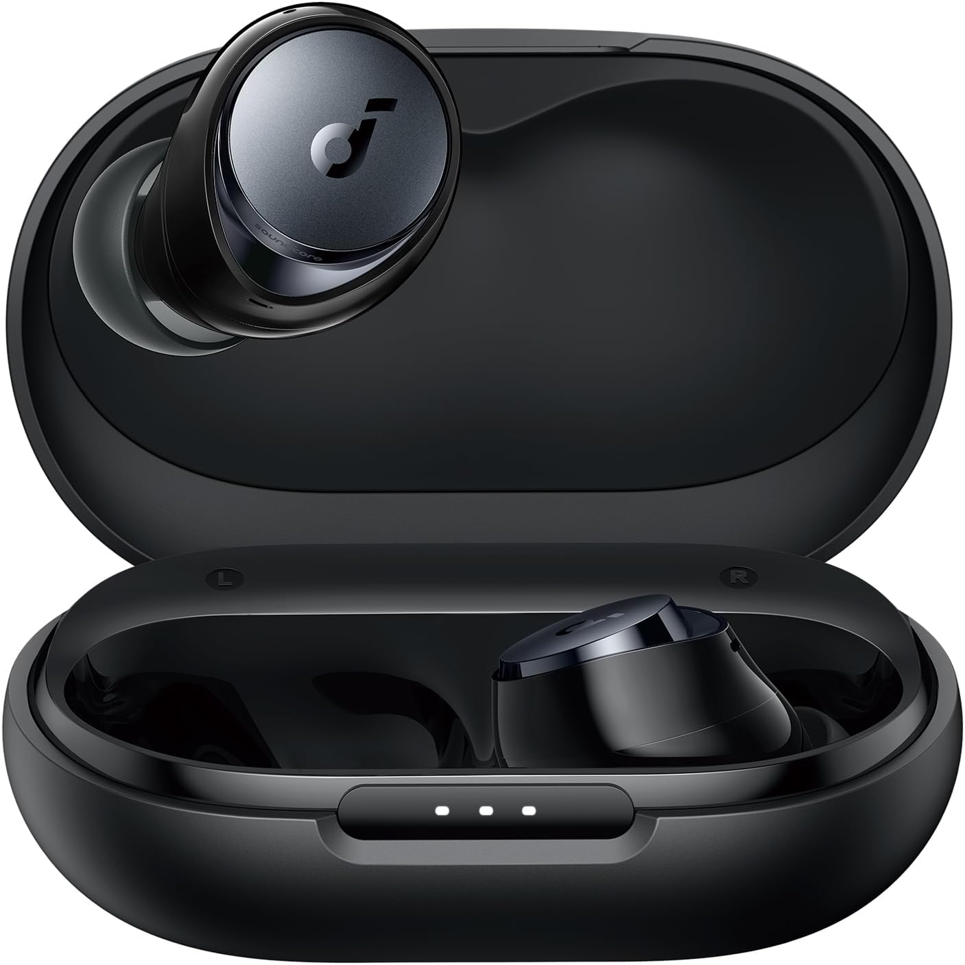 Soundcore by Anker Space A40 Auto-Adjustable Active Noise Cancelling Wireless Earbuds, Reduce Noise by Up to 98%, 50H Playtime, Comfortable Fit, App Customization, Wireless Charge (White)