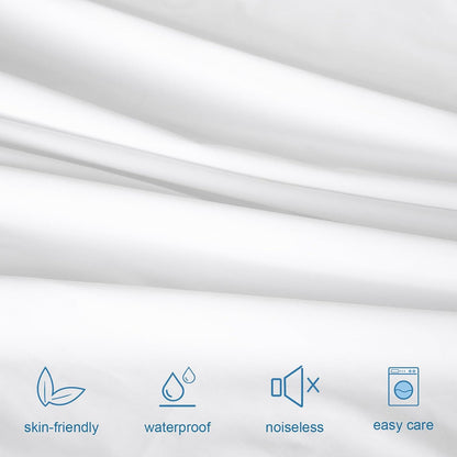 SPRINGSPIRIT Full Size Waterproof Mattress Protector, Full Mattress Cover Pad Waterproof with Deep Pocket up to 14’’, Bed Fitted Sheet