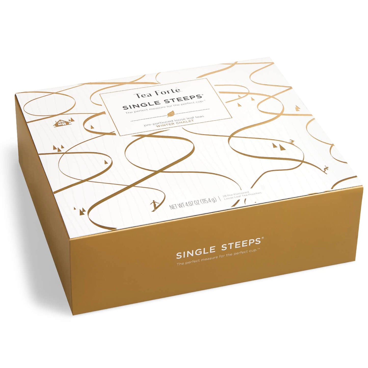 Tea Forte Single Steeps Tea Sampler, Green Tea, 15 Pouches