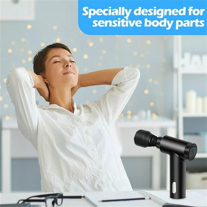 Mini Massage Gun, Portable Handheld Muscle Massager for Muscle Relaxation, Deep Tissue Percussion Small Massage Gun for Back, Neck, Shoulder and Leg Relaxation
