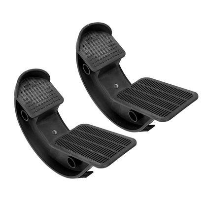 2pcs Foot Rocker, Anti Slip Stretching Compression Calf Stretcher for Men, Women(Black)
