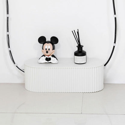 White Cable Box Organizer, Small, Plastic