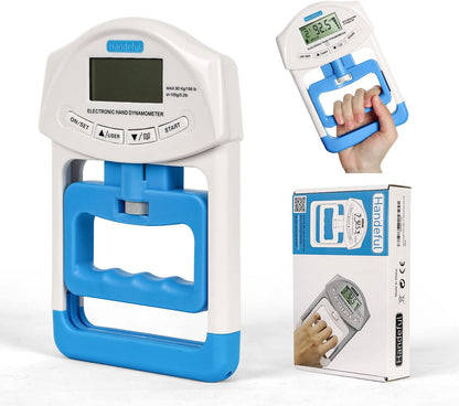 Handeful Grip Strength Tester, Hand Grip Dynamometer, Electronic Handgrip Testing for Sports Home School Use