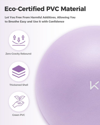 KEEP Exercise Ball Anti-Burst - Thickened Yoga Ball Pilates Ball for Physical Therapy, Fitness Ball for Workout, Core Strength and Physical Therapy