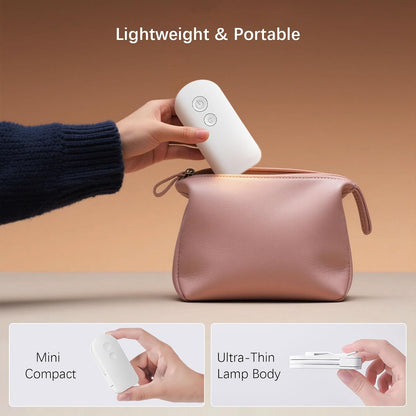 Choudao Rechargeable Book Light, Portable Reading Light,Black