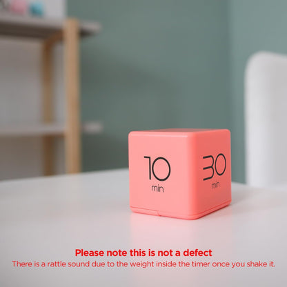 mooas Cube Timer, Flip, Block, Productivity, Time Management (Mint)