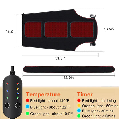 Shoulder Arm Hand Heating Pad for Pain Relief, Ultra Long Heated Wrist Wrap | Heated Elbow Brace Hand Warmer for Tendonitis, Arthritis, Sports Injury Recovery, 3 Temperature Settings & Timer