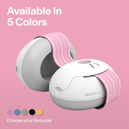Alpine Muffy Baby Ear Protection for Babies and Toddlers up to 36 Months - CE & ANSI Certified - Noise Reduction Earmuffs - Comfortable Baby Headphones Against Hearing Damage & Improves Sleep - Blush
