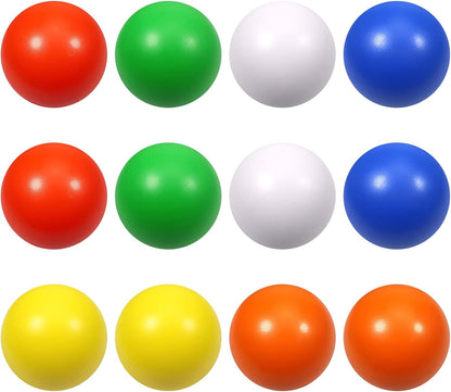 12 Pcs Blue Foam Stress Ball Squeeze Stress Relief Balls for Kids and Adults Hand Exercise Sensory Relief Toys for Anxiety ADHD Autism （Blue）