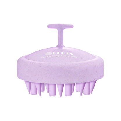 HEETA Hair Scalp Massager for Hair Growth, Shampoo Brush, Scalp Scrubber Exfoliator with Soft Silicone Bristles for Dandruff Removal to Relieve Stress, Wet Dry Use Updated Material, Beige
