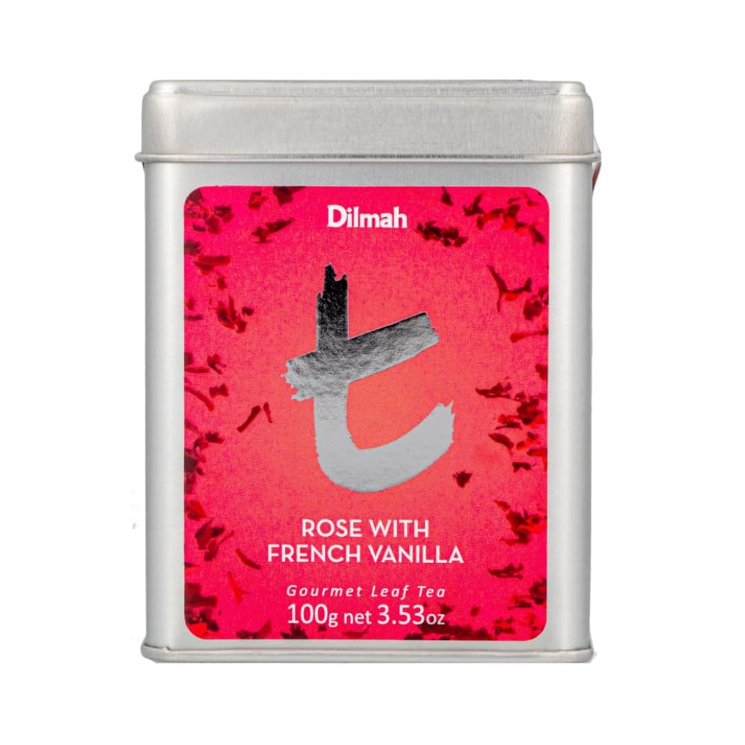 Dilmah Rose with French Vanilla 100g Ceylon Loose Leaf Black Tea