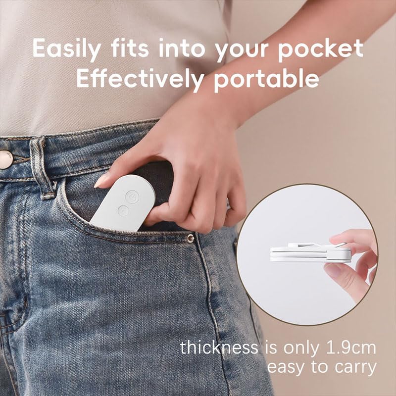 Choudao Rechargeable Book Light, Portable Reading Light,Black