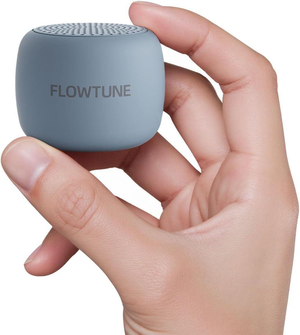 FLOWTUNE Sound Machine White Noise Machine for Baby Adults, 18 Non-looping Sounds, Timer, Memory Function, Portable Sleep Sound Therapy Gift (Mint Green)