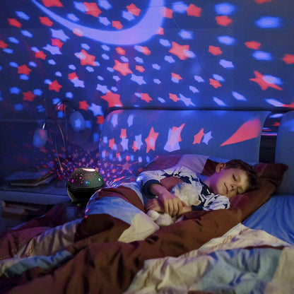 Kids Star Projector Night Light, Star Night Light Projector for Kids, Ceiling Stars Projection Lamp with Timer, 360° Rotating Night Light for Bedroom, Birthday Gift for 3 4 5 Year Old Girls Boys Black
