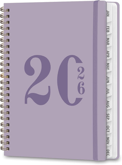 Planner 2026-2027, Weekly and Monthly Calendar Planner, JUL 2026 - JUN 2027 | Academic Year, Daily Agenda Book, A5(6.3'' x 8.5''), Sprial Bound, Inner Pocket, Office School Use