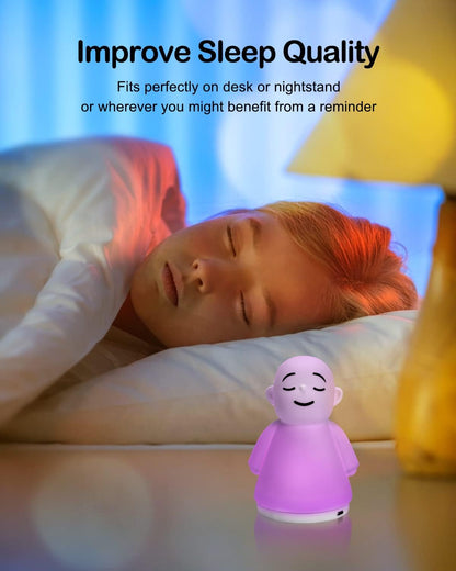 Calm Your Mind for Stress & Anxiety Relief Night Light for Mindfulness - Guided Visual Meditation Tool for Women Men- Relaxing Self Care for Adults Kids