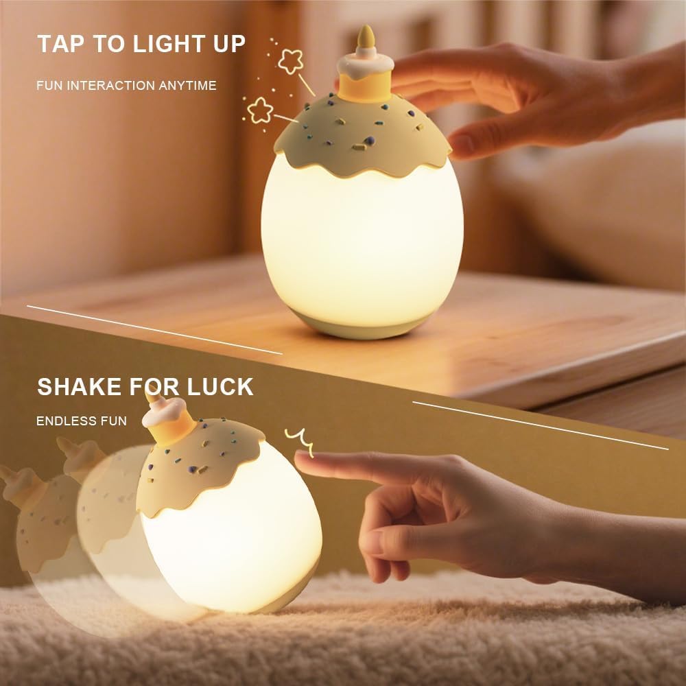 Night Light for Kids,Egg Night Light for Baby Nursery, 3-Level Dimming &30-Min Timer Portable Nursery Night Lamp forBaby Nursery & Kids Bedroom,BPA Free, Eye Caring, Soft