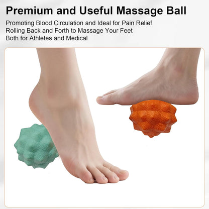 Foot Massage Ball Myofascial Release, Pain Relieve from Plantar Fasciitis, Massage Tool for Tight Muscles and Sore Feet, Restore Foot Massage Roller