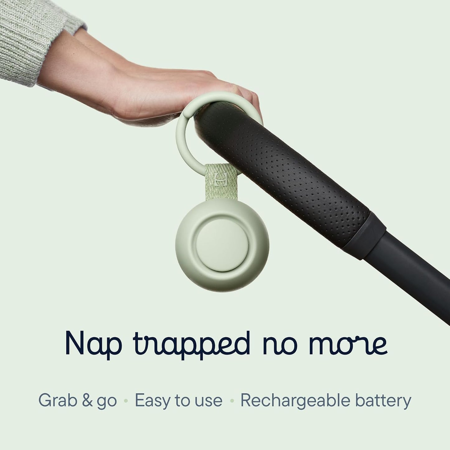 Hatch Go | Portable Sound Machine for Babies and Kids | Sleep Soother | 10 Soothing Sounds | White Noise | Shush | Travel | Registry Gift | Baby Shower | Clips on Stroller | Putty