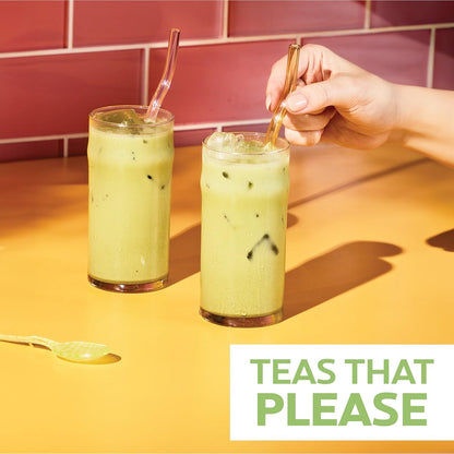 TAZO Strawberry Matcha Latte Concentrate, Sweetened Green Tea and Matcha Flavor, 32 Fl Oz Carton (Pack of 2)