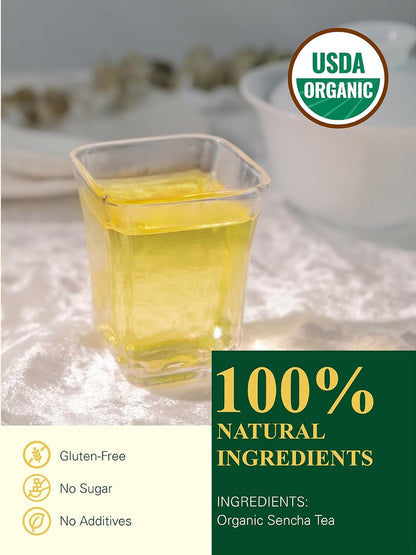 GLDNT Organic Milk Thistle Tea, Natural Organic Milk Thistle Seed Herbal Tea, Mild & Mellow Taste, Caffeine Free, 100 Count