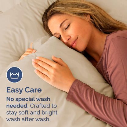 Standard Pillow Cases Set of 10 - Ultra Soft Hotel Quality Pillowcase Covers - Comfy, Cozy & Wrinkle Free - Shrink, Stain and Fade Resistant - Machine Washable Pillow Protectors - 10 Pcs Set - White - Colors A