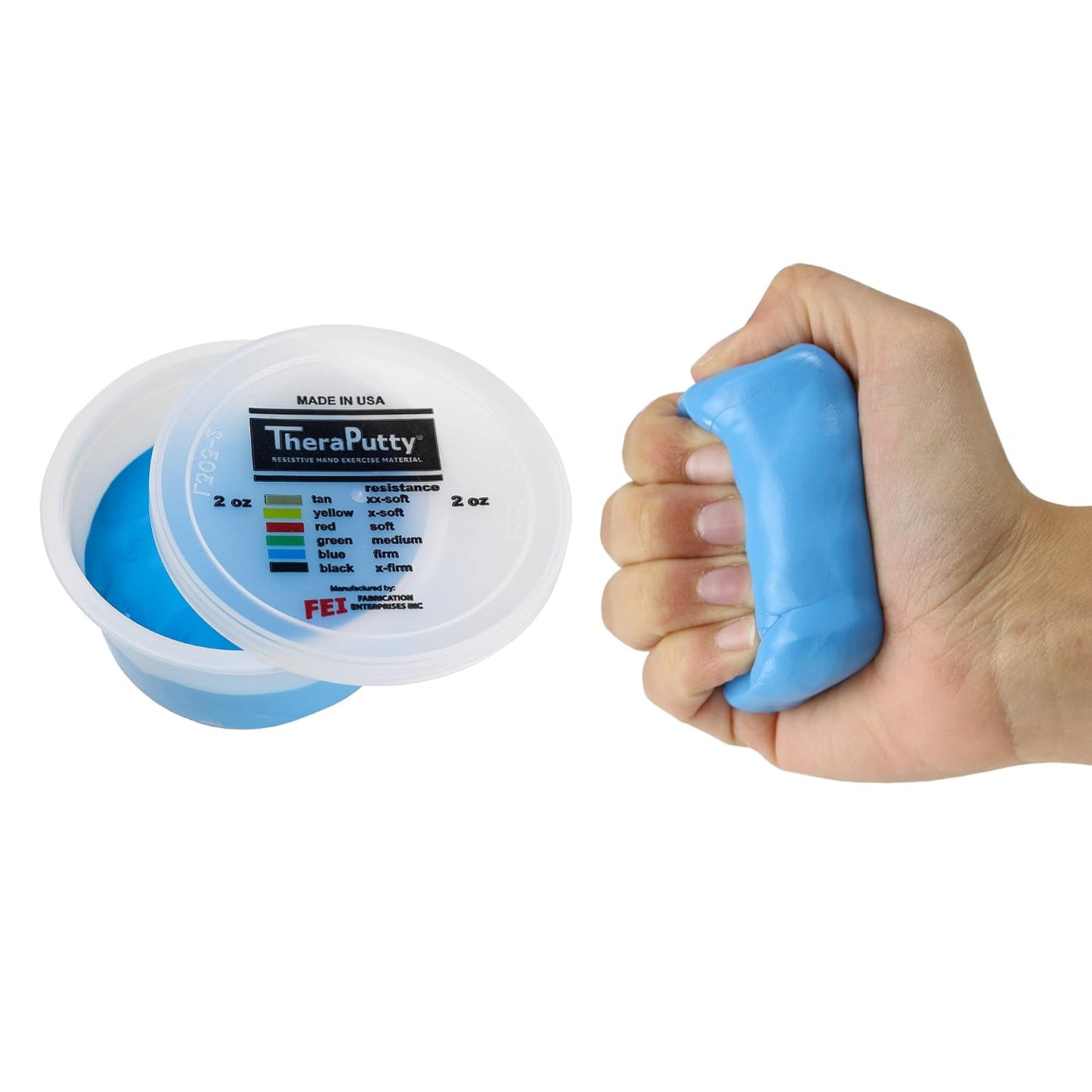 CanDo Theraputty Plus Hand Exercise Putty for Rehabilitation, Exercises, Hand Therapy, Hand Strengthening, Stress Relief - Yellow 4 oz X-Soft