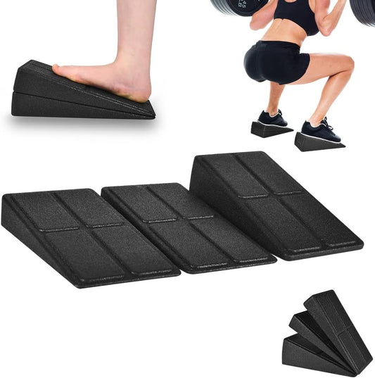 Slant Board 3 Pcs Squat Wedge for Calf Stretching