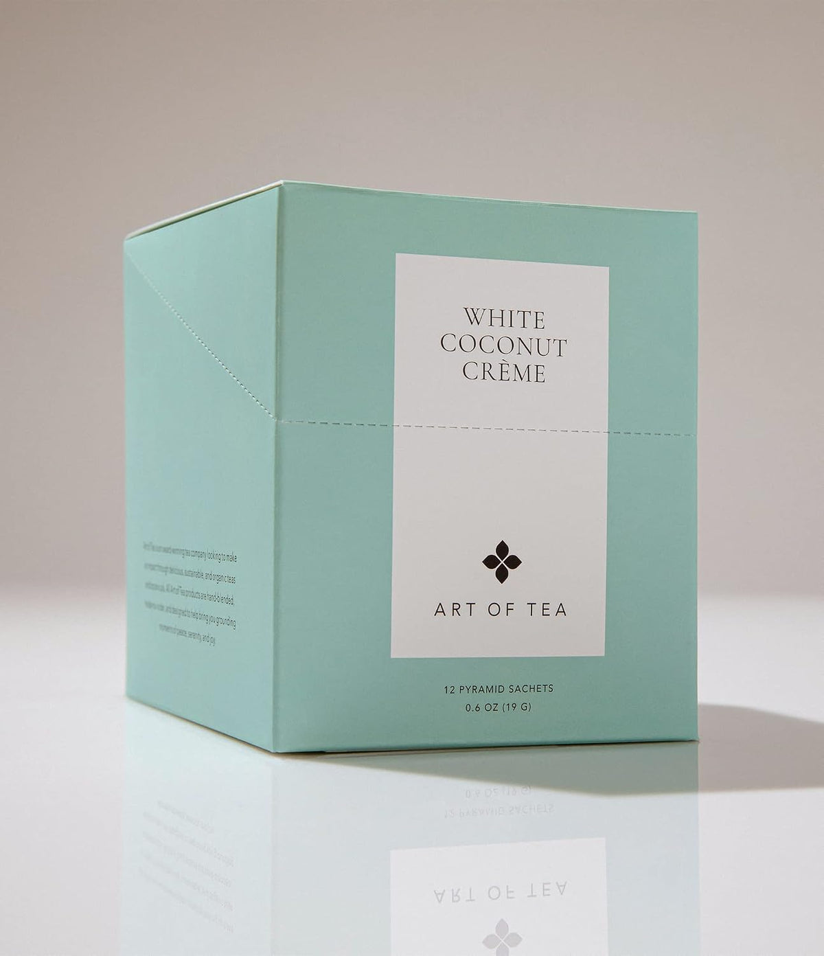 Art of Tea | Organic White Coconut Crème | 12 Count Sampler Box Assortment | Premium Caffeinated Organic White Tea Variety