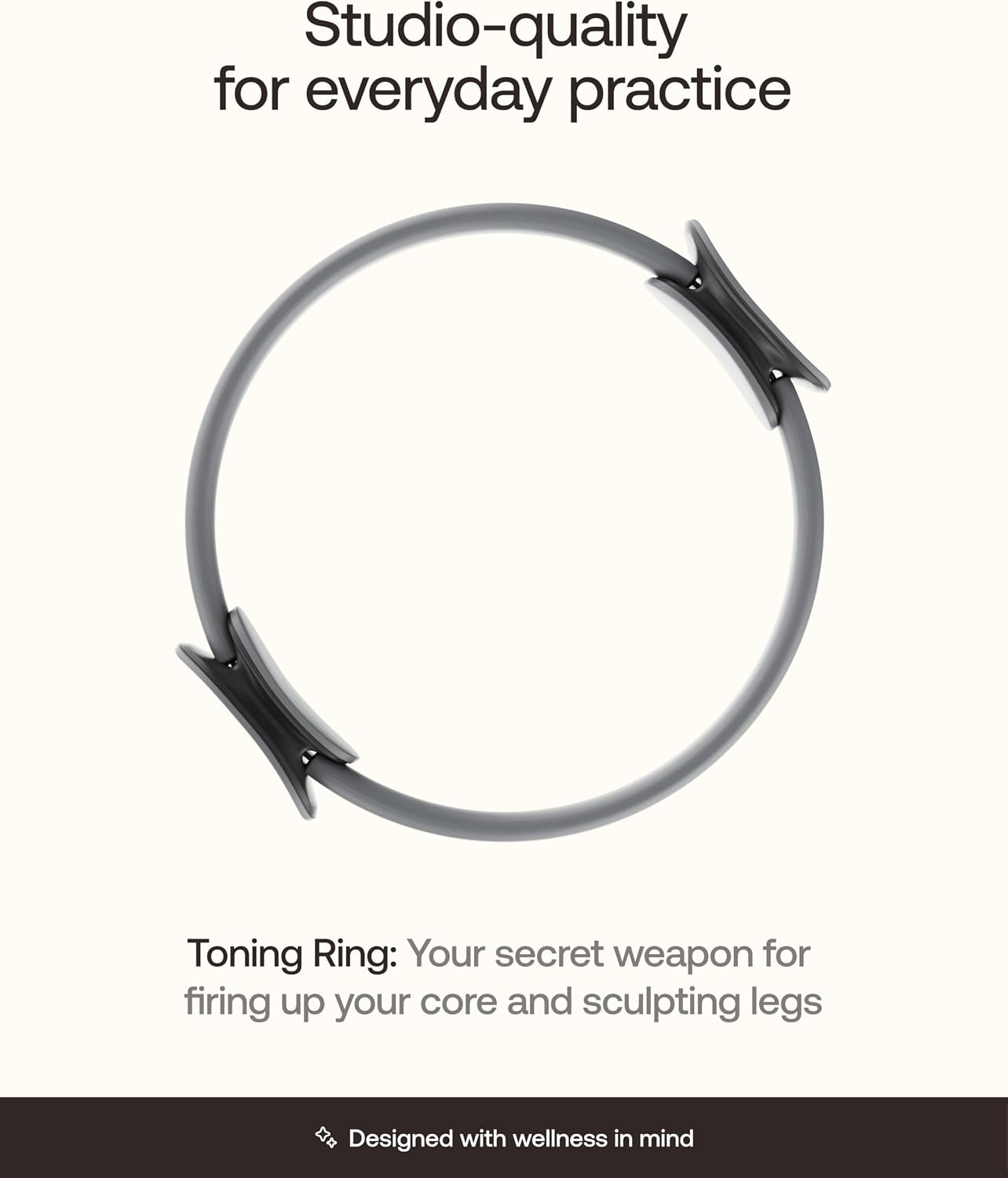 BetterMe Toning Pilates Ring – Magic Circle Pilates Ring for Strength & Flexibility – 15 Inch Fitness Ring for Home Pilates & Yoga Workouts