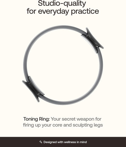 BetterMe Toning Pilates Ring – Magic Circle Pilates Ring for Strength & Flexibility – 15 Inch Fitness Ring for Home Pilates & Yoga Workouts