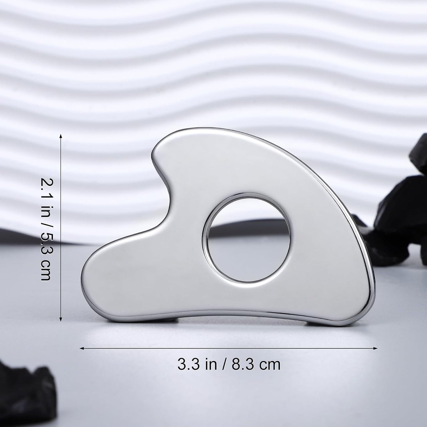 Gua Sha Facial Tools Guasha Tool Gua Sha Jade Stone Manual Massage Sticks for Jawline Sculpting and Puffiness Reducing for Face Body Tensions Reduce Festive Gifts