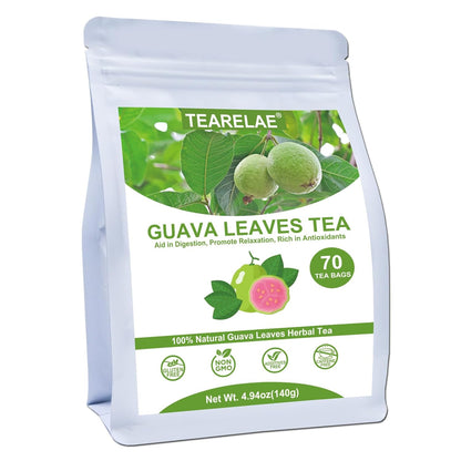 TEARELAE - Chamomile Lavender Tea, 50 Herbal Tea Bags with Lemon Balm for Relaxation & Bedtime - Non-GMO - Caffeine-Free - Floral & Soothing